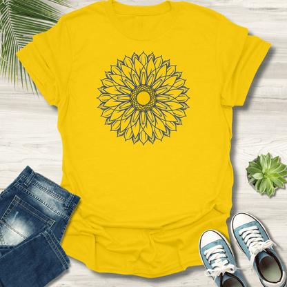 Mandala Sunflower T-Shirt