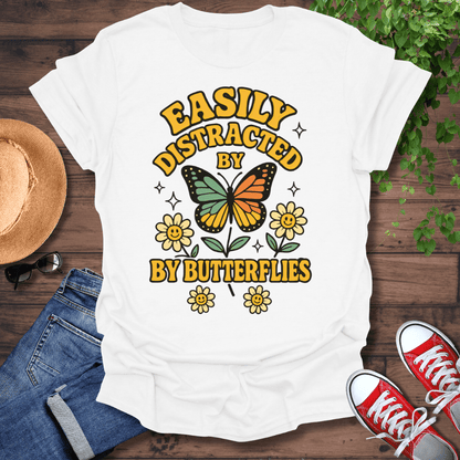 Distracted By Butterflies T-Shirt