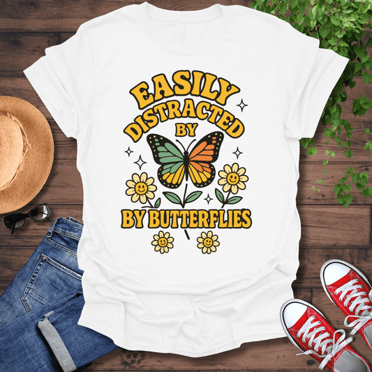 Distracted By Butterflies T-Shirt