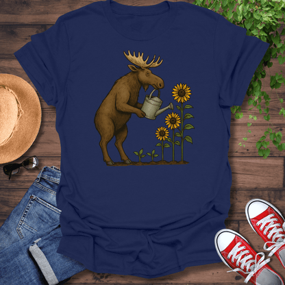 Watering Moose T-Shirt