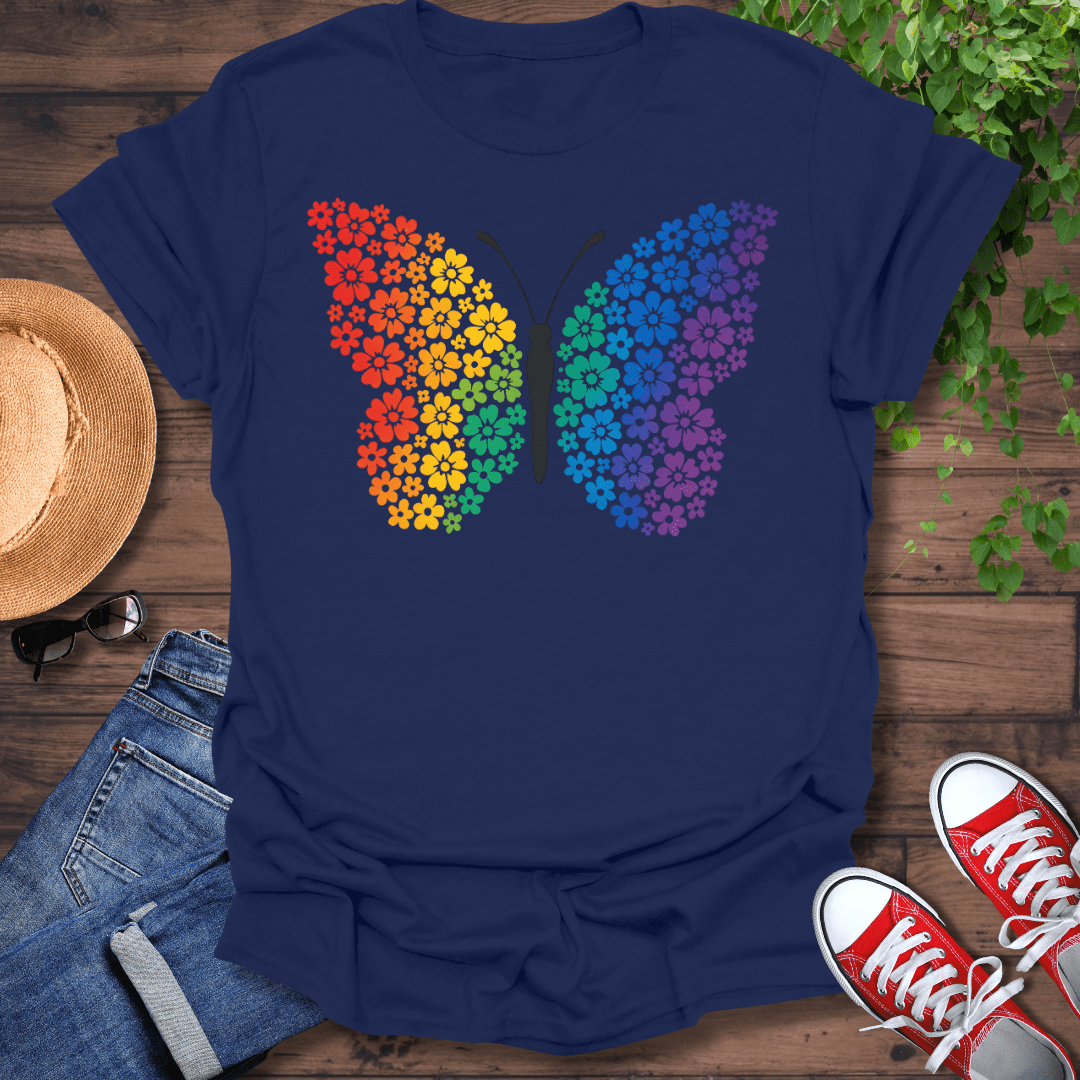 Rainbow Butterfly T-Shirt