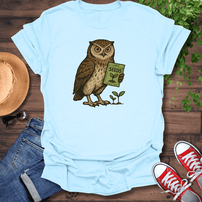Planting Owl T-Shirt