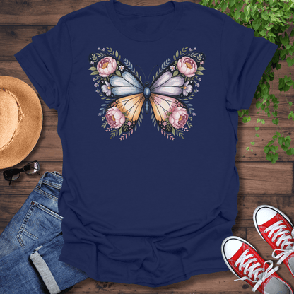 Floral Butterfly T-Shirt