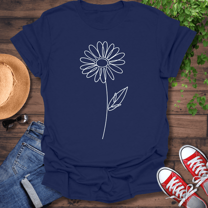 Minimalist Flower T-Shirt