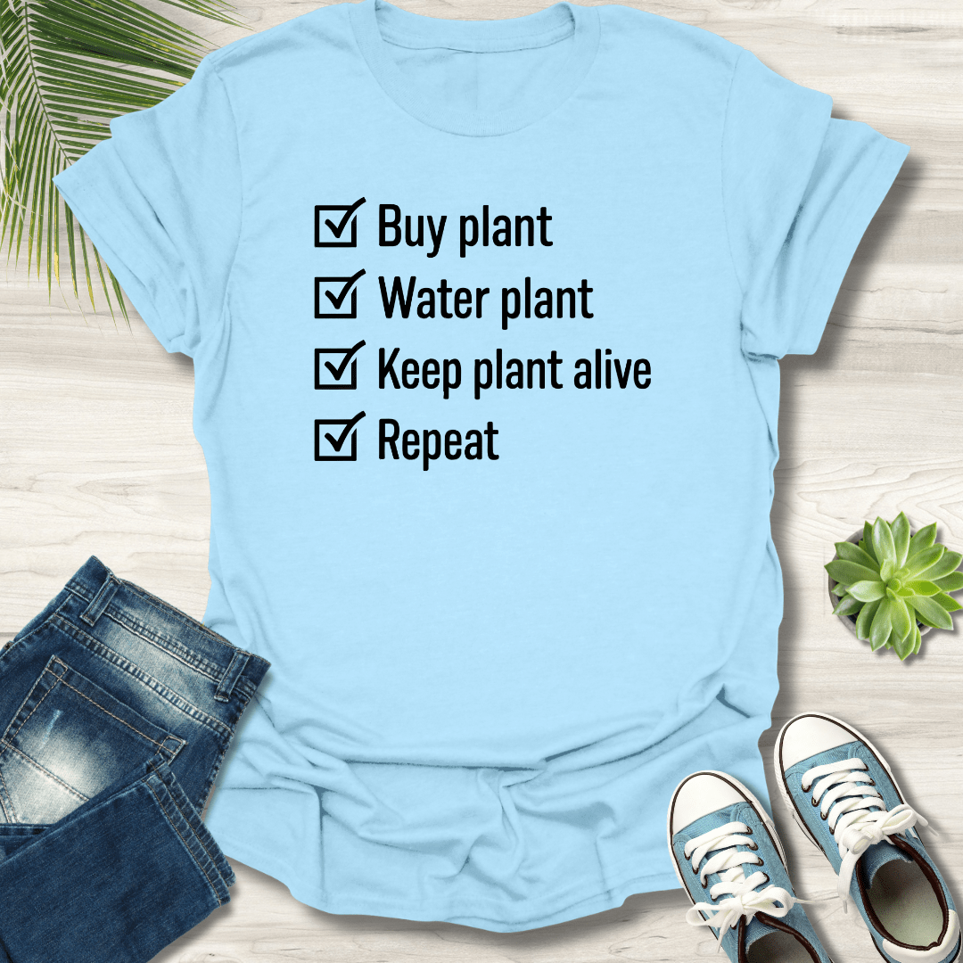 Plant Check List T-Shirt