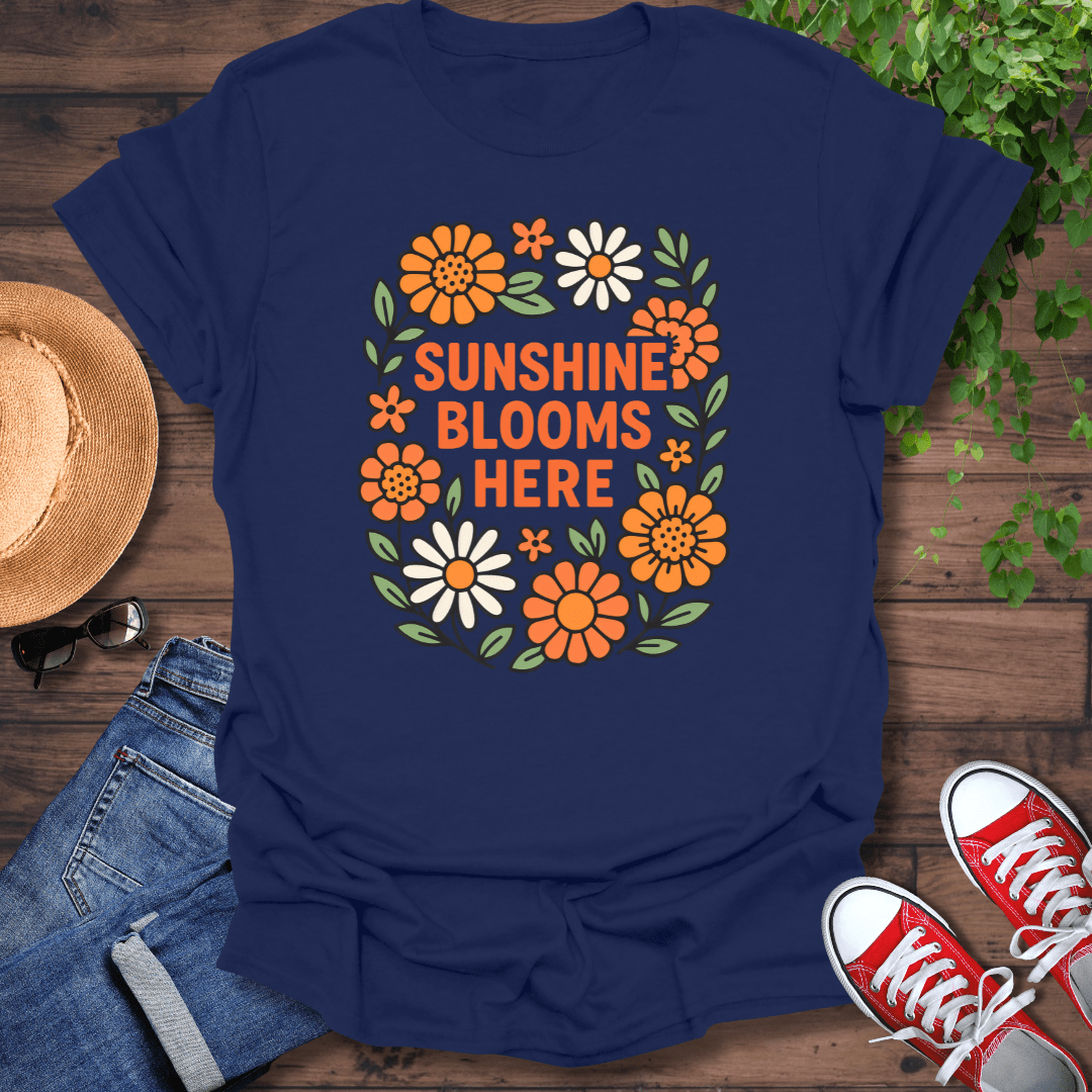 Blooms Here T-Shirt