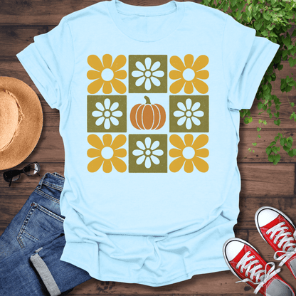 Floral Pumpkin T-Shirt