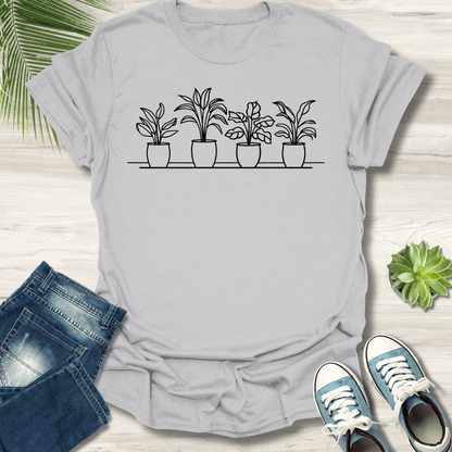 Plant Silhouette T-Shirt