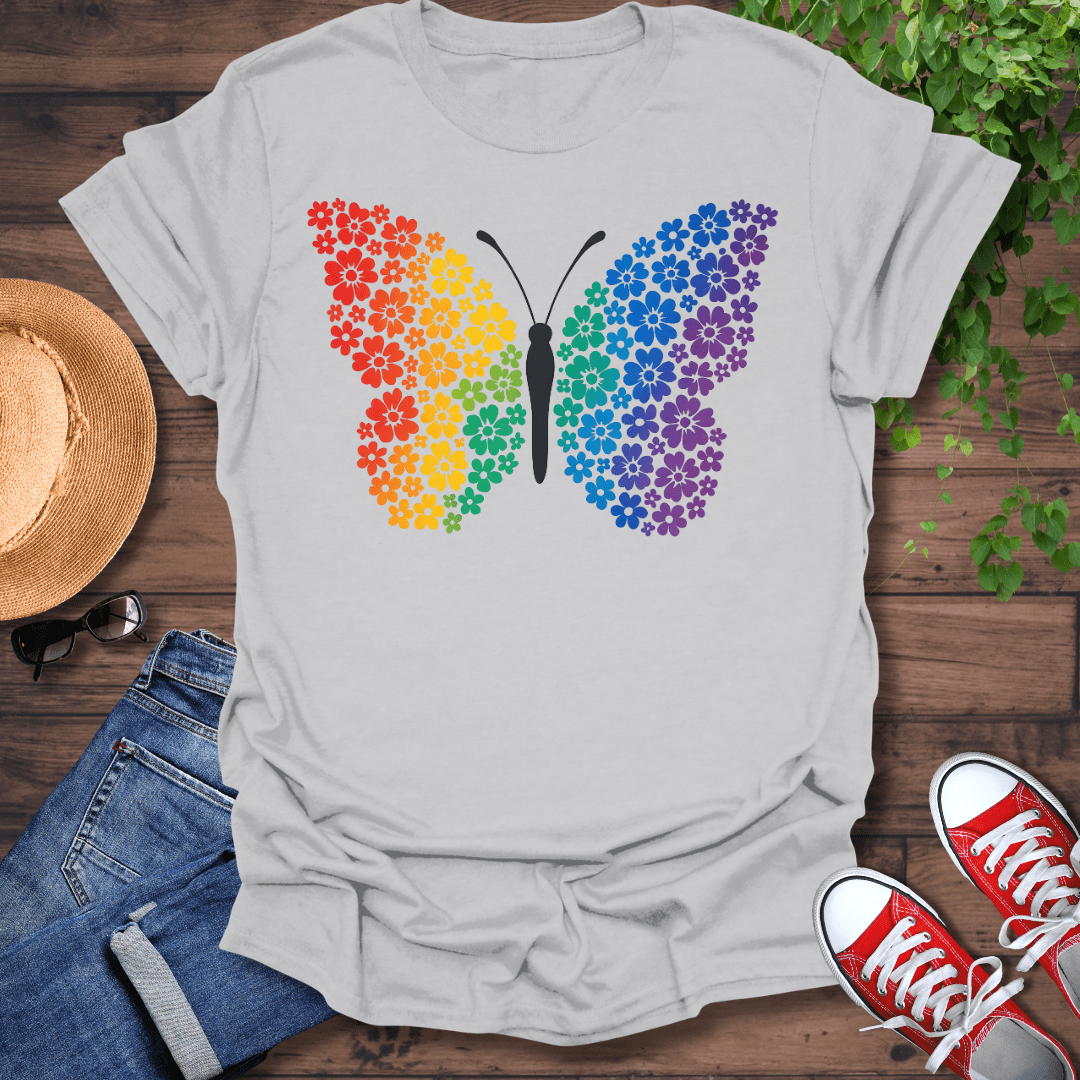 Rainbow Butterfly T-Shirt