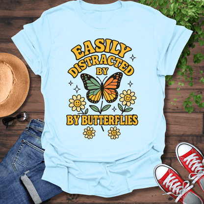 Distracted By Butterflies T-Shirt
