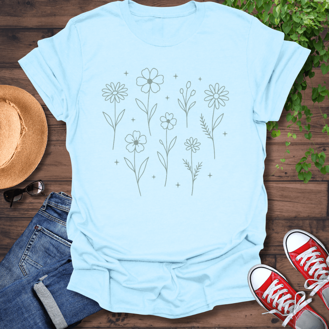 Stars & Flowers T-Shirt