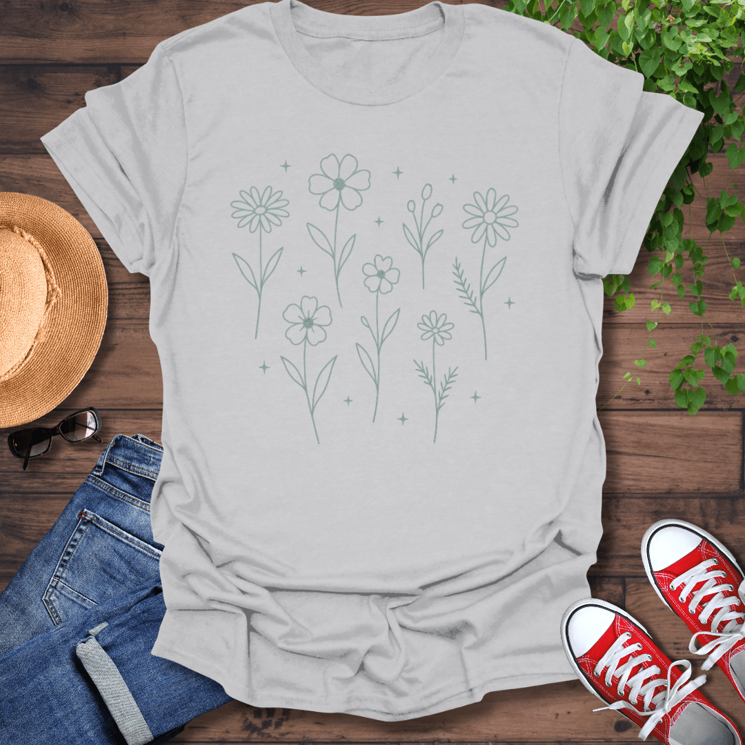 Stars & Flowers T-Shirt