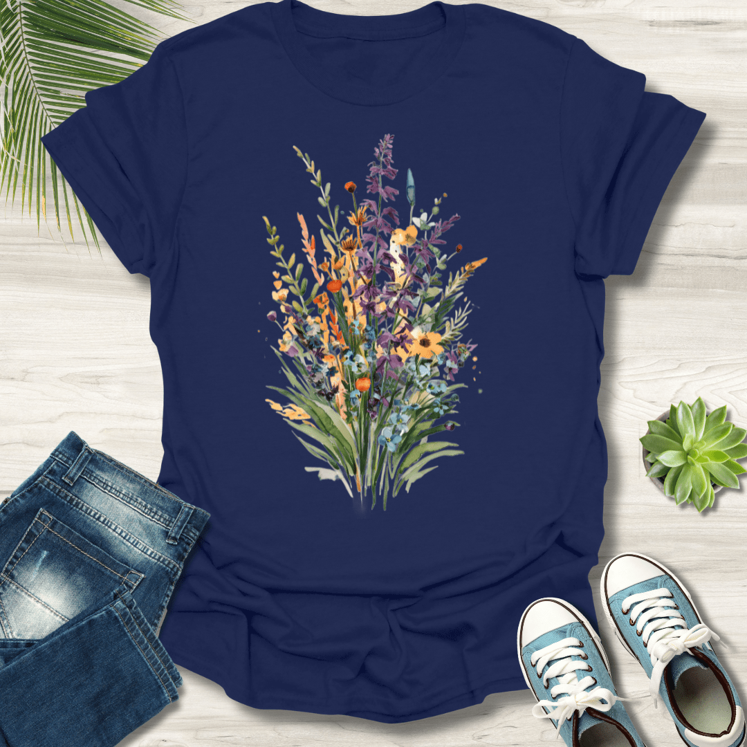 Colorful Flower Bouquet T-Shirt