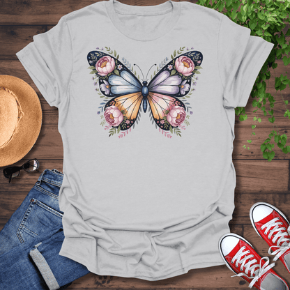 Floral Butterfly T-Shirt