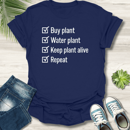 Plant Check List T-Shirt