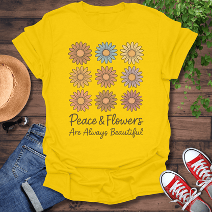 Peace & Flowers T-Shirt