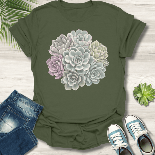 Bunch Of Succulents T-Shirt