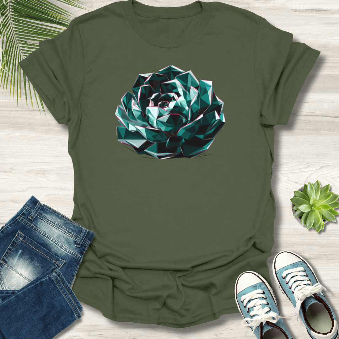 Geometric Succulent T-Shirt