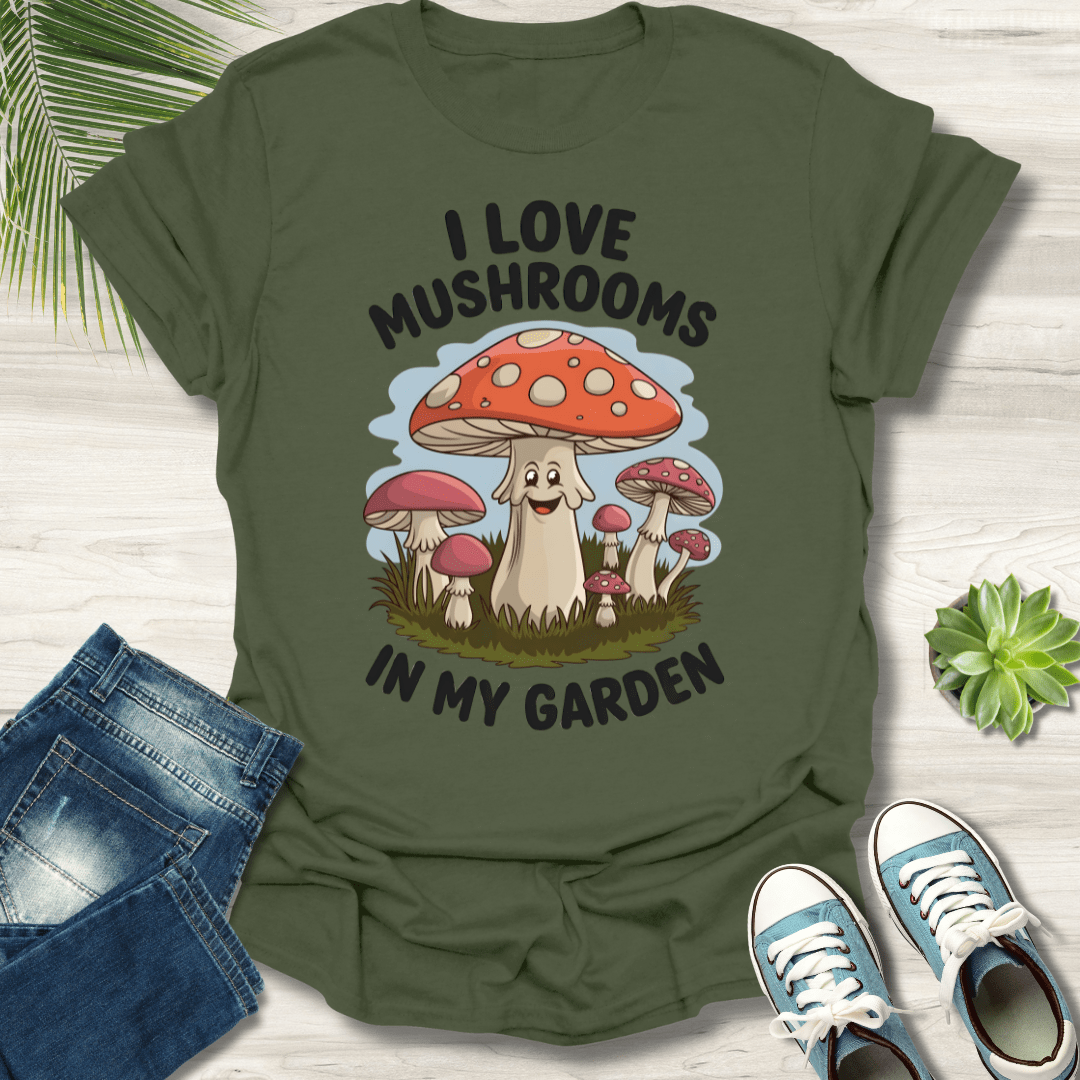 I Love Mushrooms T-Shirt