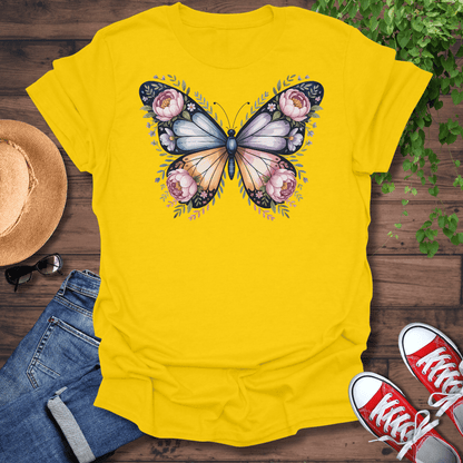 Floral Butterfly T-Shirt
