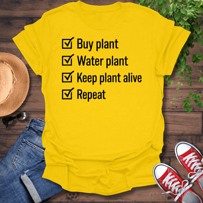 Plant Check List T-Shirt