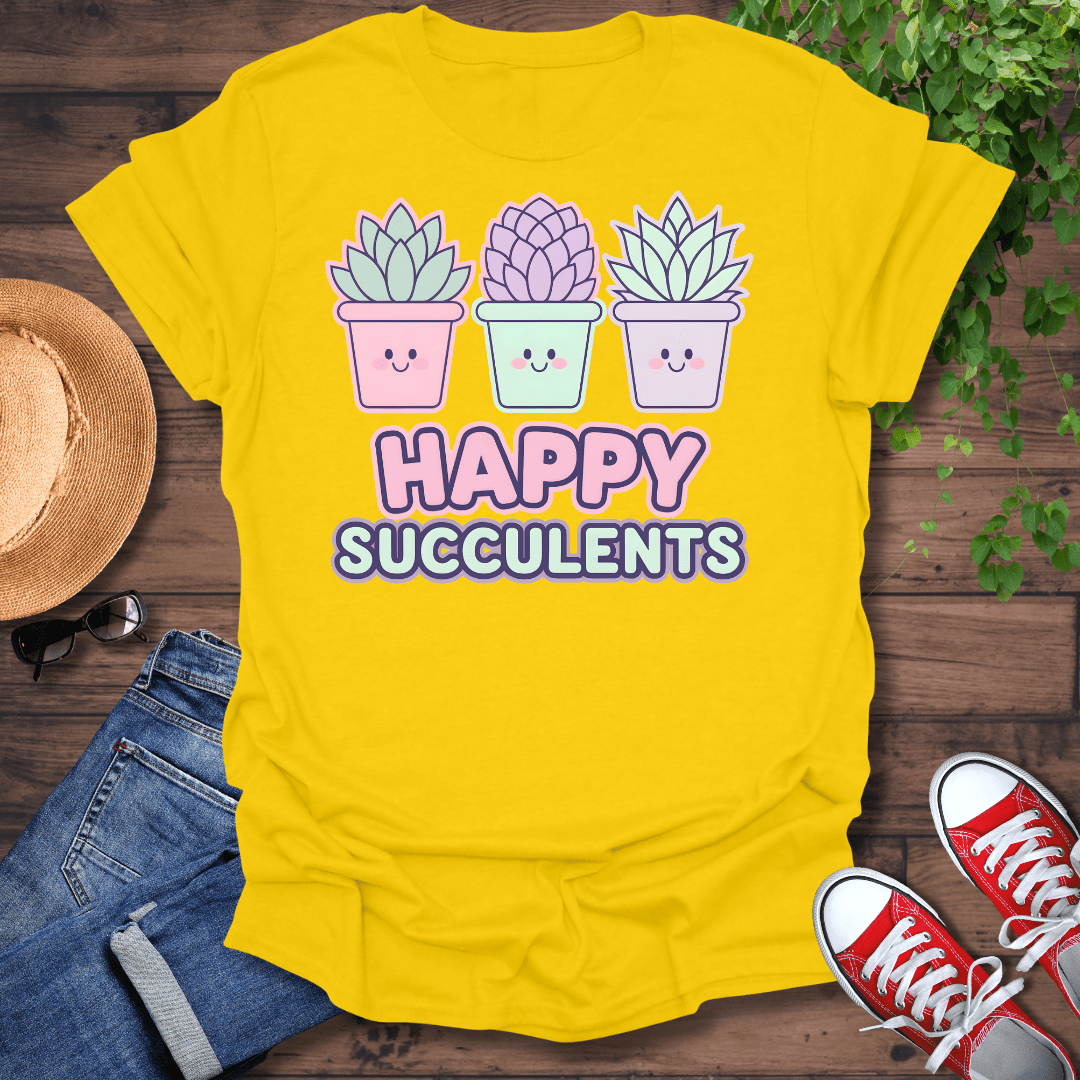 Happy Succulents T-Shirt
