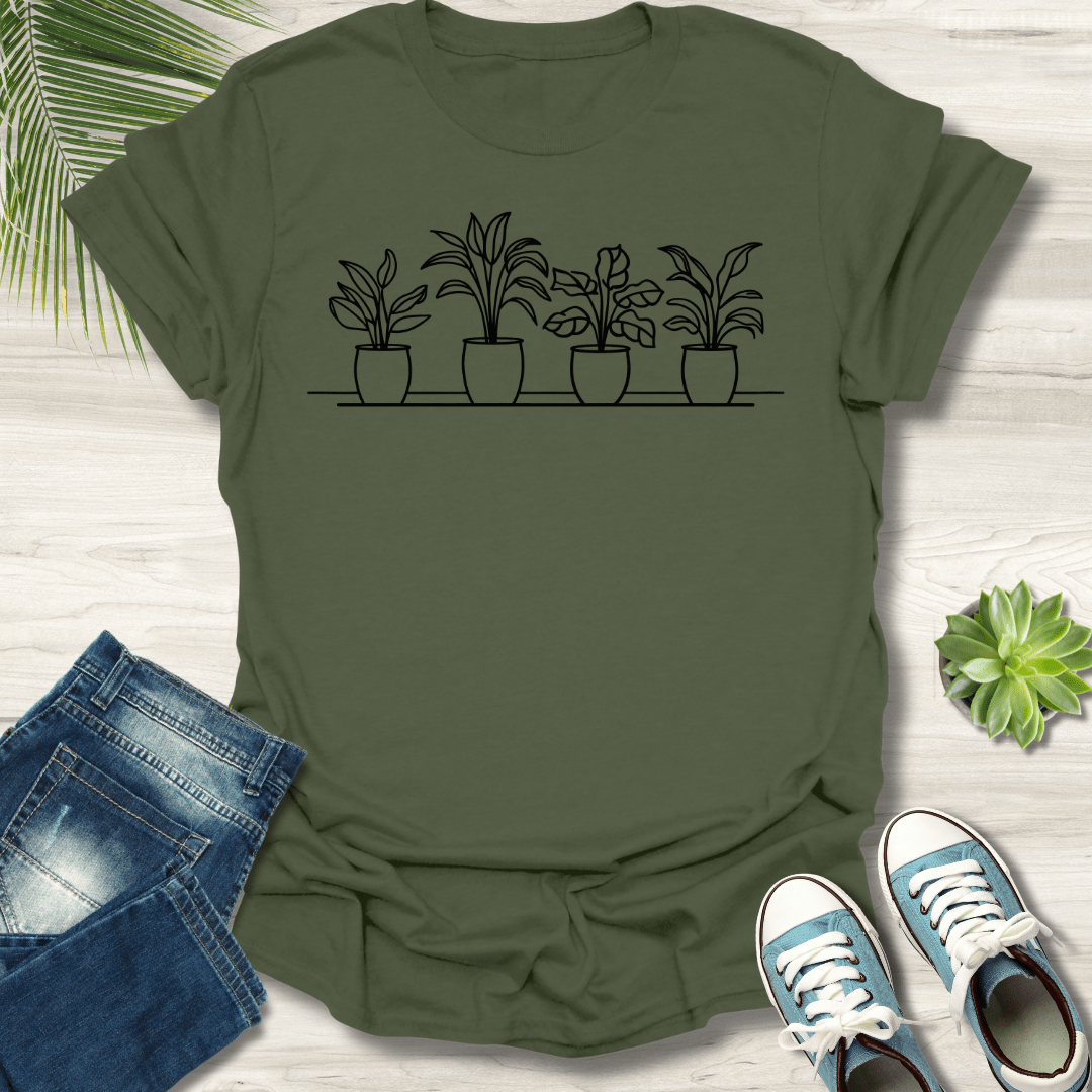 Plant Silhouette T-Shirt