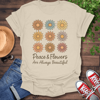 Peace & Flowers T-Shirt