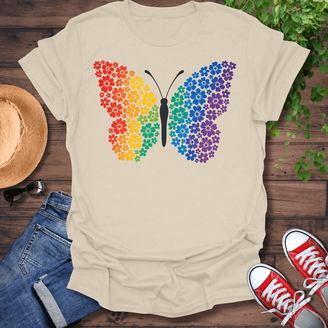 Rainbow Butterfly T-Shirt