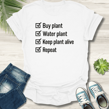 Plant Check List T-Shirt