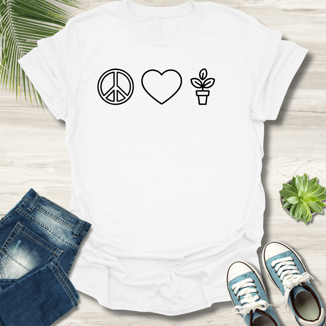 Peace Love Plants T-Shirt