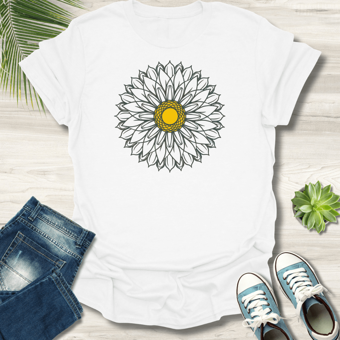 Mandala Sunflower T-Shirt